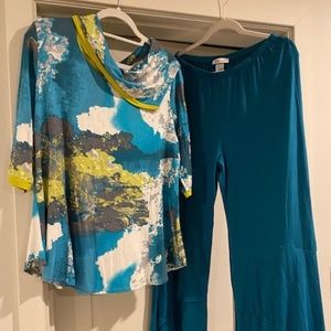 "Inside Out" 2 piece set Pants and Top